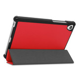 Lenovo Tab M8 (3rd Gen) TB-8506F Tri-Fold PU Case Red