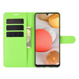 Galaxy A42      Pu Wallet Case    [Green]