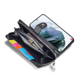 Samsung Galaxy S21      Zipper Wallet Case    Black