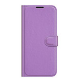 Oppo Find X3 Pro      Pu Wallet Case    [Purple]