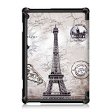 Lenovo Tab M10 TB-X605F Designer Tri-Fold Case EiffelTower