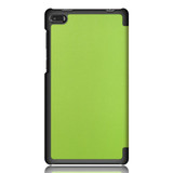 Lenovo Tab 7 Essential TB-7304F Tri-Fold PU Case Green