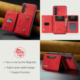 Samsung Galaxy A34 5G      Magnetic Wallet    Red