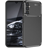 Samsung Galaxy A14      Carbon Fibre Case    Black