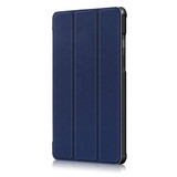 Lenovo Tab E8 TB-8304 Tri-Fold PU Case Dark Blue