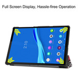 Lenovo Tab M10 FHD Plus TB-X606F Designer Tri-Fold Case Graffiti