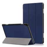 Lenovo Tab P10 TB-X705F Tri-Fold PU Case DarkBlue