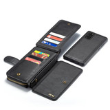 Samsung Galaxy S20      Deluxe Zipper Case    Black