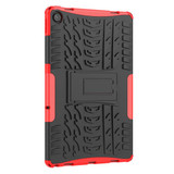 Lenovo Tab M10 Plus (3rd Gen) TB125 Heavy Duty Case Red