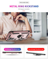 Samsung Galaxy A54 5G      Military Armour Ring Case    RoseGold