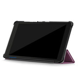 Lenovo Tab E8 TB-8304 Tri-Fold PU Case Purple