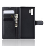 Galaxy Note 10 Plus      Pu Wallet Case    [Black]