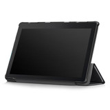 Lenovo Tab E10 TB-X104F Tri-Fold PU Case Black