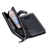 Samsung Galaxy Note 5      Zipper Wallet Case    Black