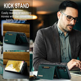 Samsung Galaxy S23+      Magnetic Wallet    Green