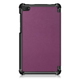 Lenovo Tab E7 TB-7104 Tri-Fold PU Case Purple