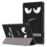 Lenovo Tab E10 TB-X104F Designer Tri-Fold Case DonotTouch