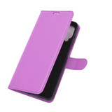 Galaxy A12      Pu Wallet Case    [Purple]