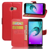 Galaxy A3 2017      Pu Wallet Case    [Red]