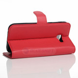 Galaxy A3 2017      Pu Wallet Case    [Red]