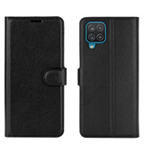 Galaxy A12      Pu Wallet Case    [Black]