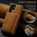 Samsung Galaxy S23 Ultra      Magnetic Wallet    Brown