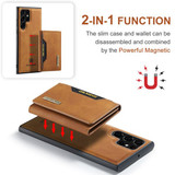 Samsung Galaxy S23 Ultra      Magnetic Wallet    Brown