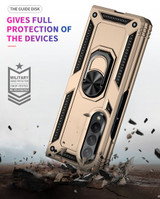 Samsung Galaxy Z Fold3 5G      Military Armour Case    Gold