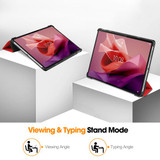 Lenovo Tab P12 TB370 Tri-Fold PU Case Red