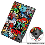 Lenovo Tab M11 TB330 Designer Tri-Fold Case Graffiti