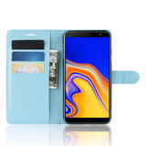 Galaxy J4Plus/J4+      Pu Wallet Case    [Lightblue]