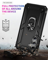 Samsung Galaxy S23 FE      Military Armour Ring Case    Black