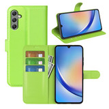 Galaxy A24 4G      Pu Wallet Case    [Green]