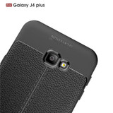 Samsung Galaxy J4Plus/J4+      Leather Texture Case    Red
