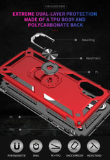 Samsung Galaxy Note 10 Plus      Military Armour Case    Navy