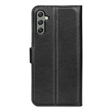 Galaxy A24 4G      Pu Wallet Case    [Black]