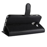 Galaxy J6      Pu Wallet Case    [Black]