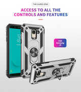 Samsung Galaxy J6      Military Armour Case    Red