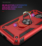 Samsung Galaxy J2 Pro 2018      Military Armour Case    Red