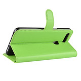 Oppo R15 Pro      Pu Wallet Case    [Green]