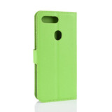 Oppo R15 Pro      Pu Wallet Case    [Green]