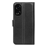 Oppo A78 4G      Pu Wallet Case    [Black]