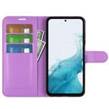 Galaxy A54 5G      Pu Wallet Case    [Purple]