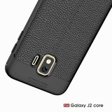 Samsung Galaxy J2 Core      Leather Texture Case    Black