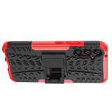 Samsung Galaxy A34 5G      Heavy Duty Case    Red