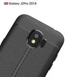 Samsung Galaxy J2 Pro 2018      Leather Texture Case    Navy