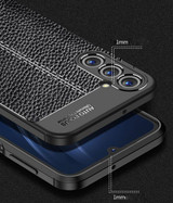 Samsung Galaxy A24 4G      Leather Texture Case    Black