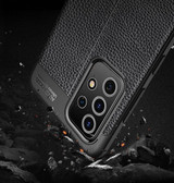 Samsung Galaxy A72      Leather Texture Case    Navy