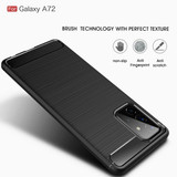 Samsung Galaxy A72      Carbon Fibre Case    Black