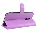 Oppo Reno Z      Pu Wallet Case    [Purple]